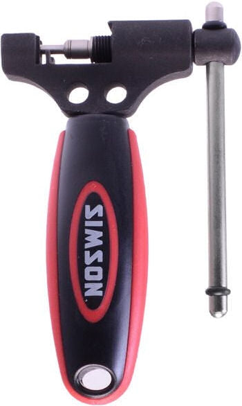 kettingpons De Luxe universeel zwart rood