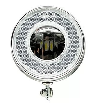 Simson koplamp classic luxurious batterij 30 lux zwart