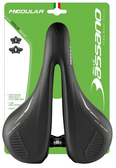 Zadel Selle Bassano Modular Ergo E-City Zwart