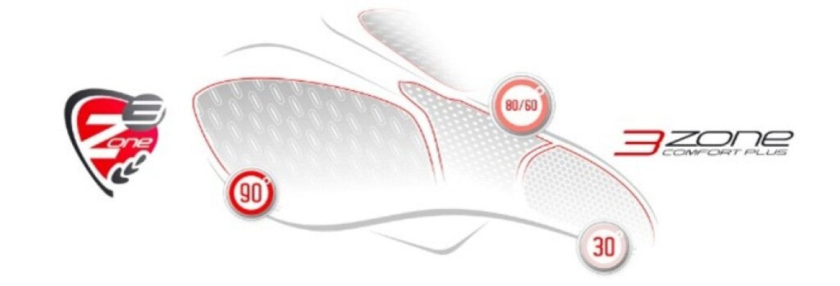 Zadel Volare BigCity XXL elastomeer - bruin