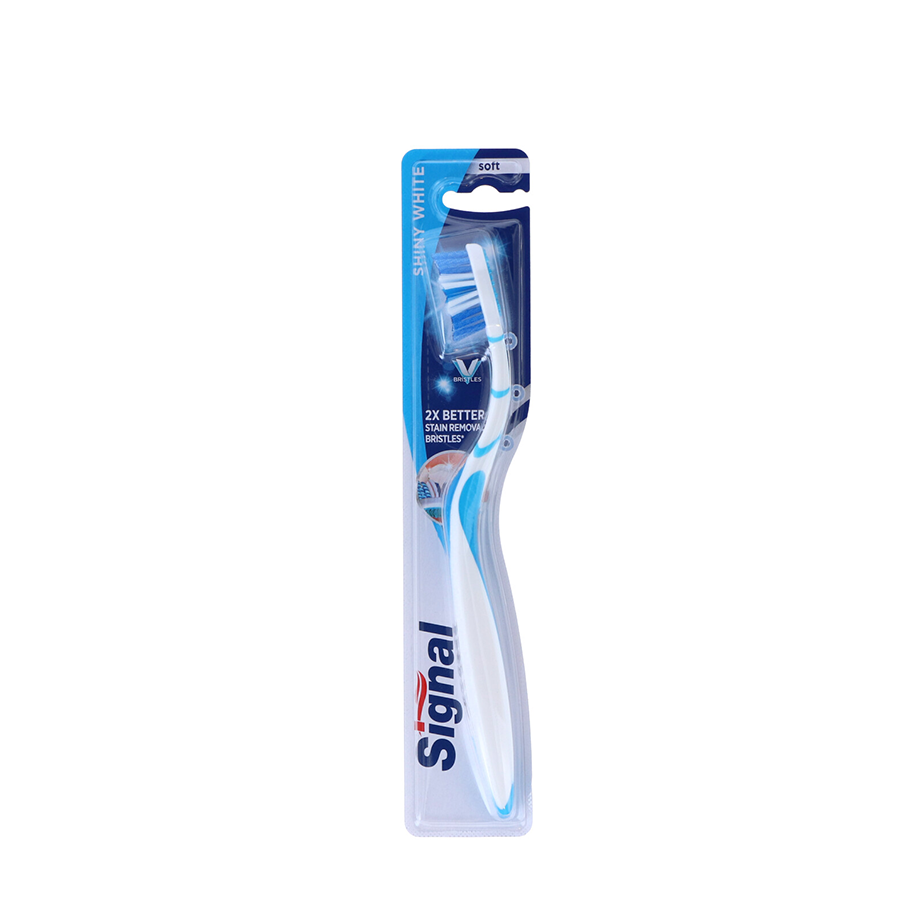 Signal tandenborstel shiny white soft