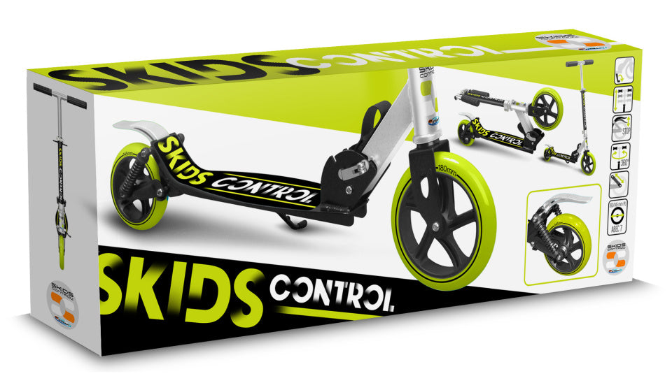 vouwstep voetrem junior zwart groen