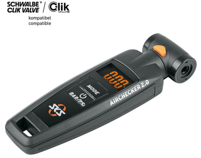 Sks germany airchecker 2.0 - digital air pressure gauge (scv compatible)