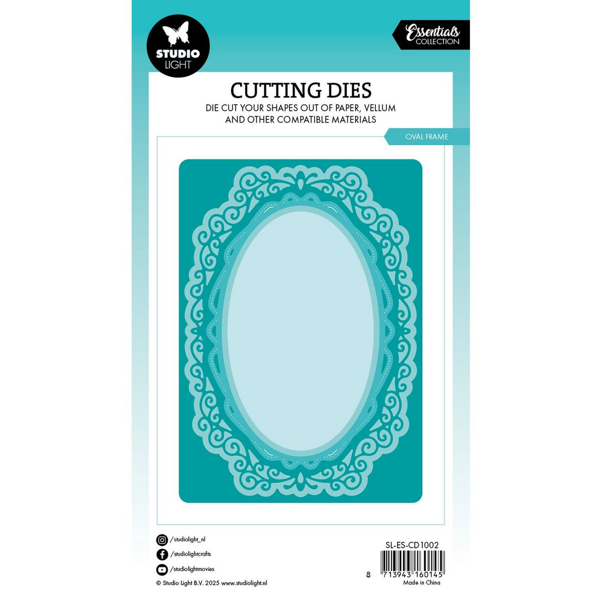 Studio light • essentials cutting die oval frame