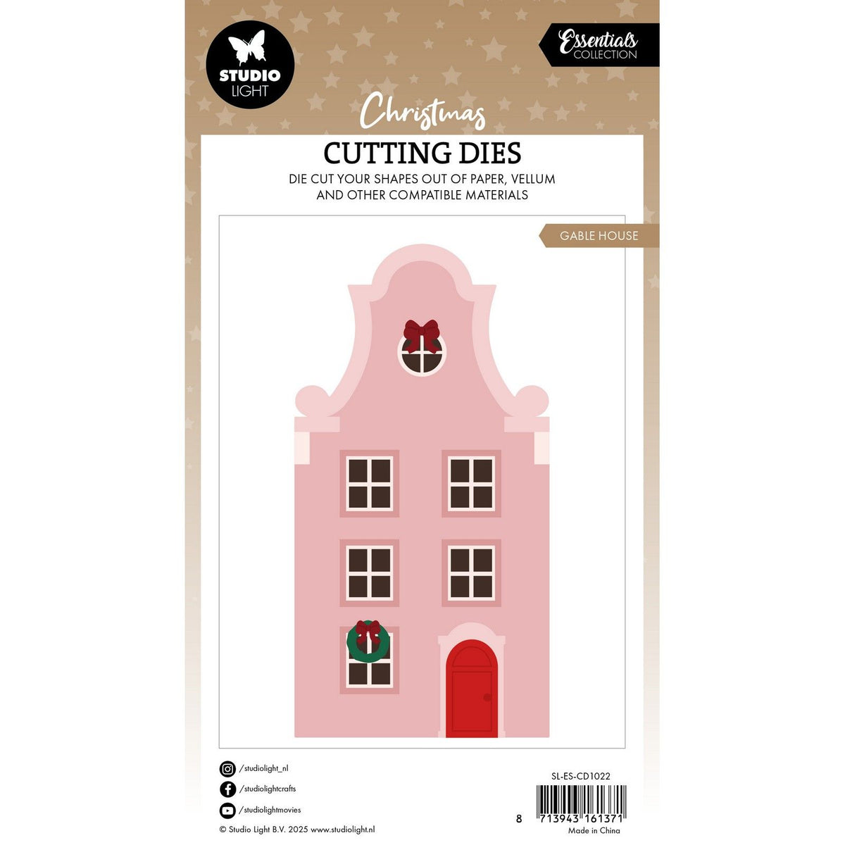 Studio light • essentials cutting die gable house