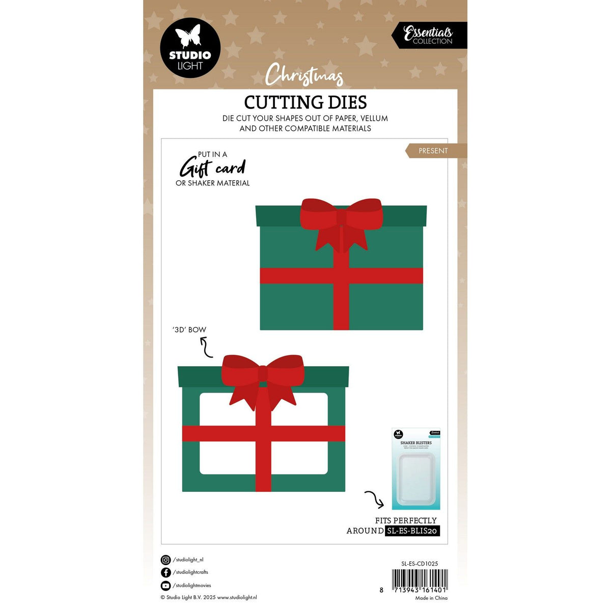 Studio light • essentials cutting die present