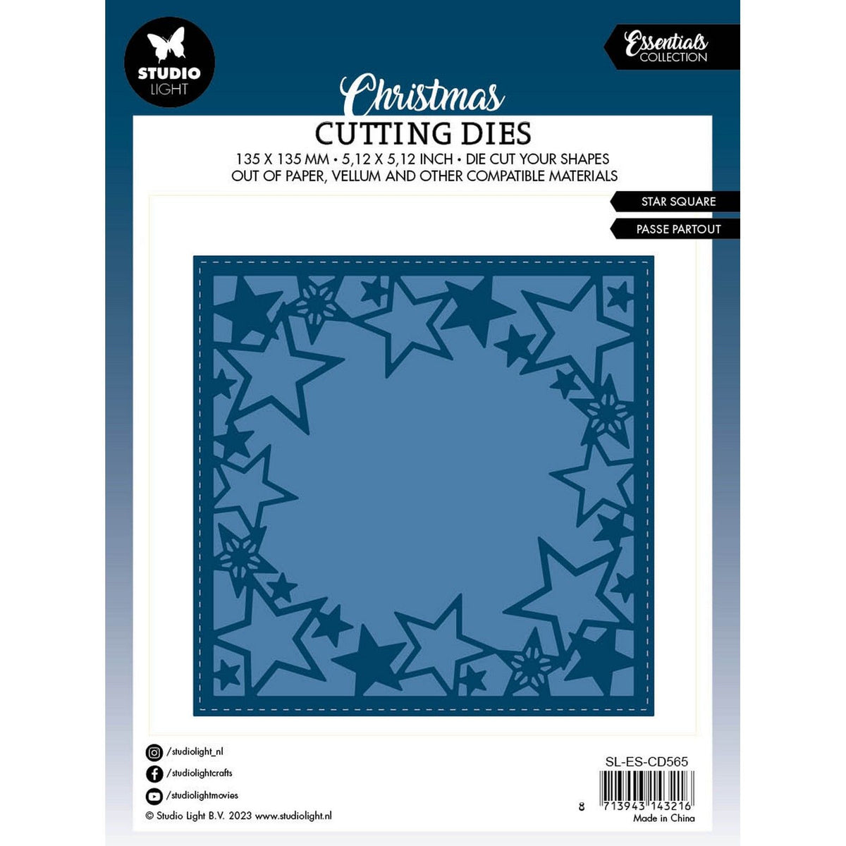 Studio light • essentials cutting die star square