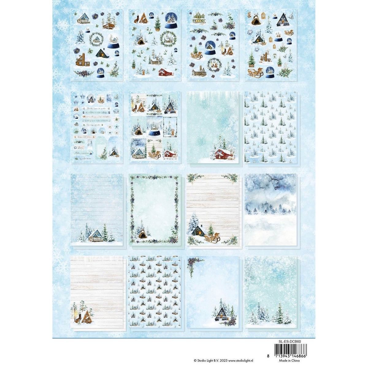 Studio light • essentials diy block winter scene