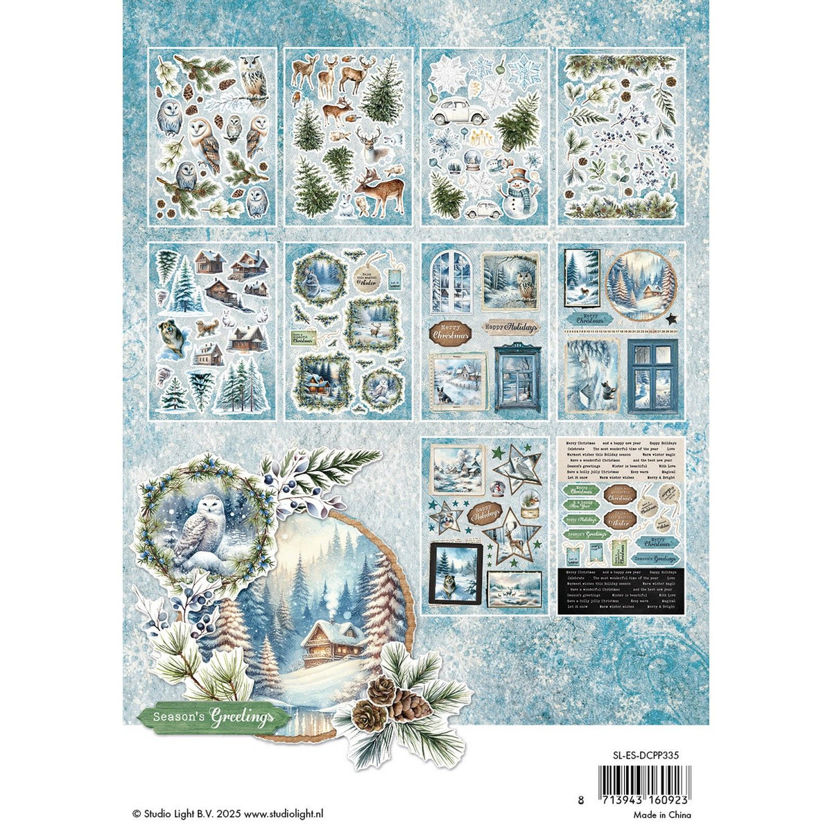 Studio light • essentials die-cut paper pad winter wonderland