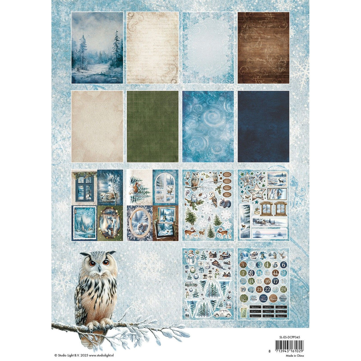 Studio light • essentials die-cut paper pad winter wonderland