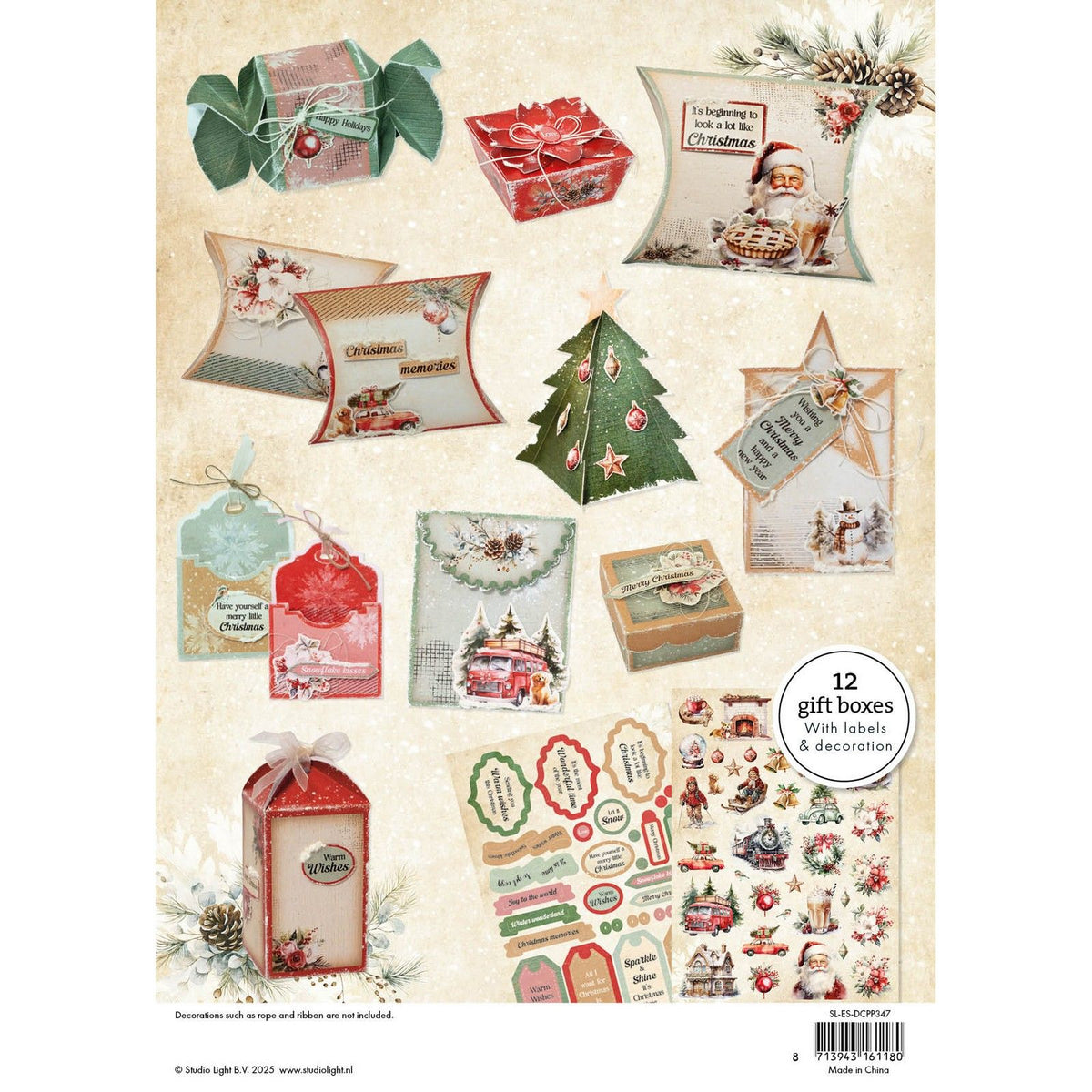 Studio light • essentials diy giftboxes christmas gifts