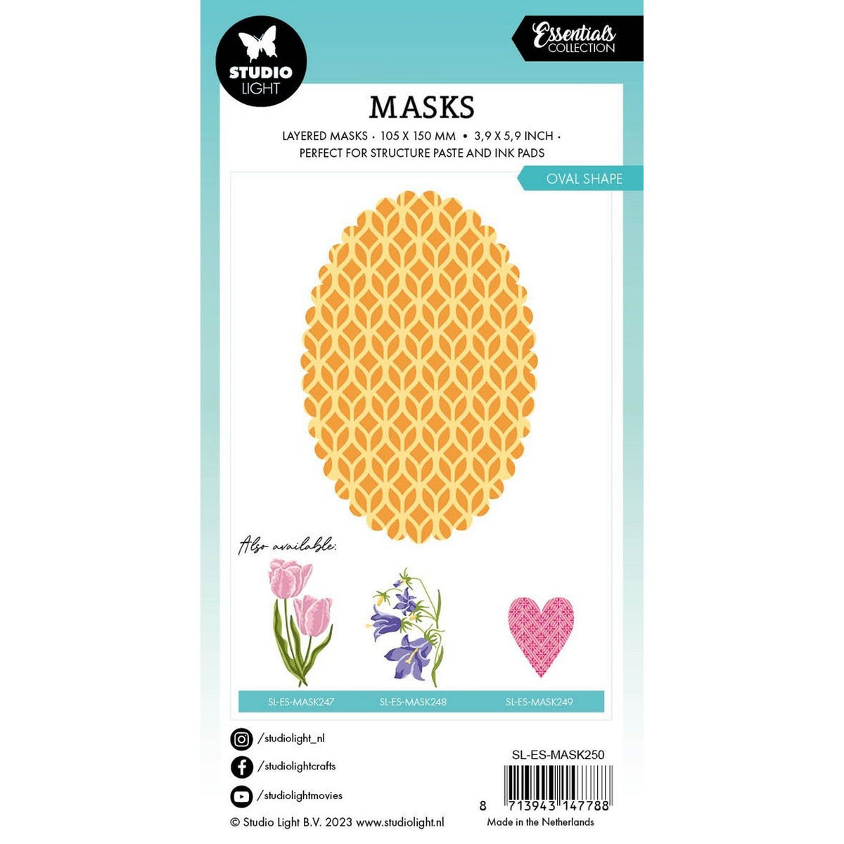 Studio light • essentials masks oval shape