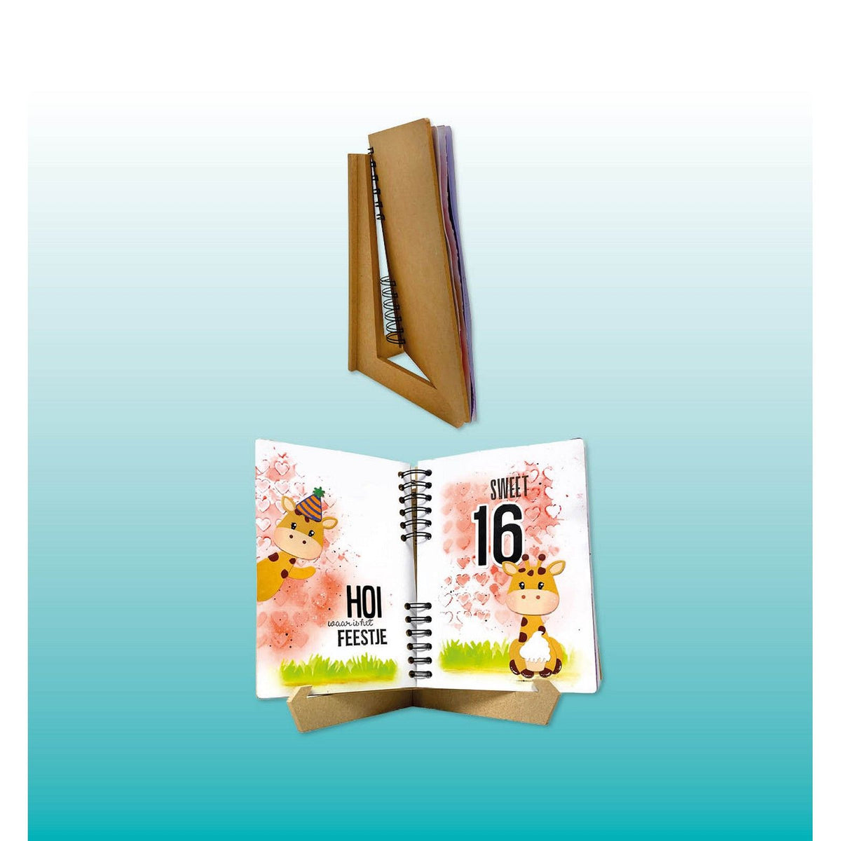 Studio light • essentials journal canvas stand mdf a5