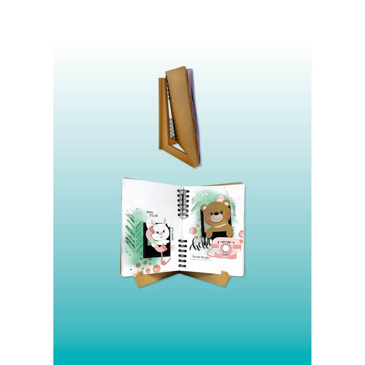 Studio light • essentials journal canvas stand mdf a4