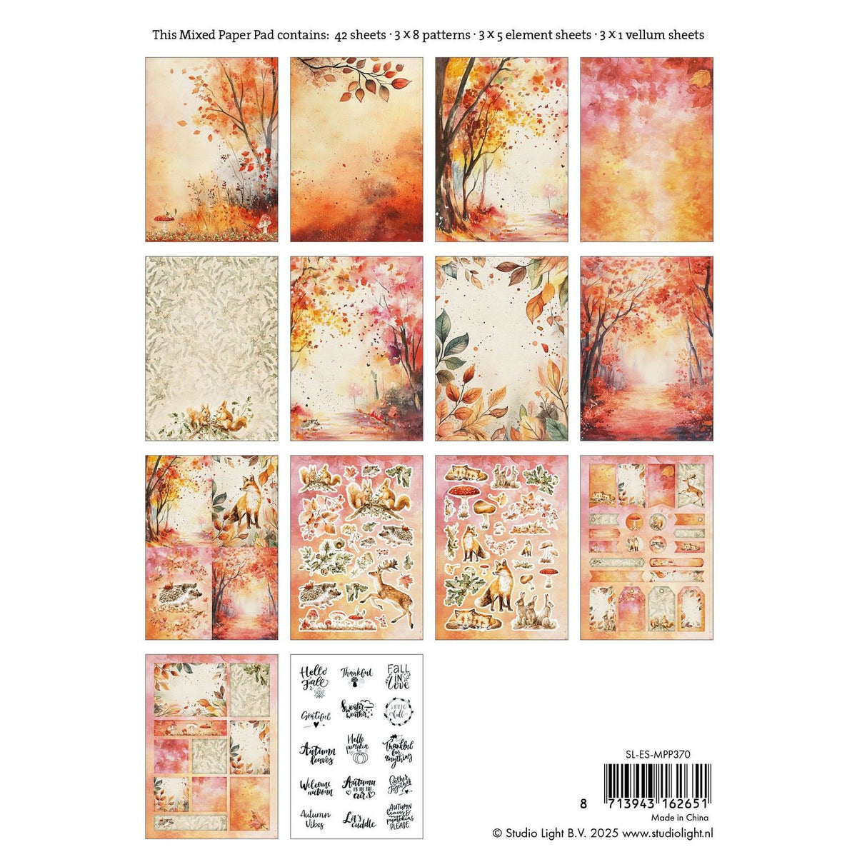 Studio light • essentials mixed paper pad autumn