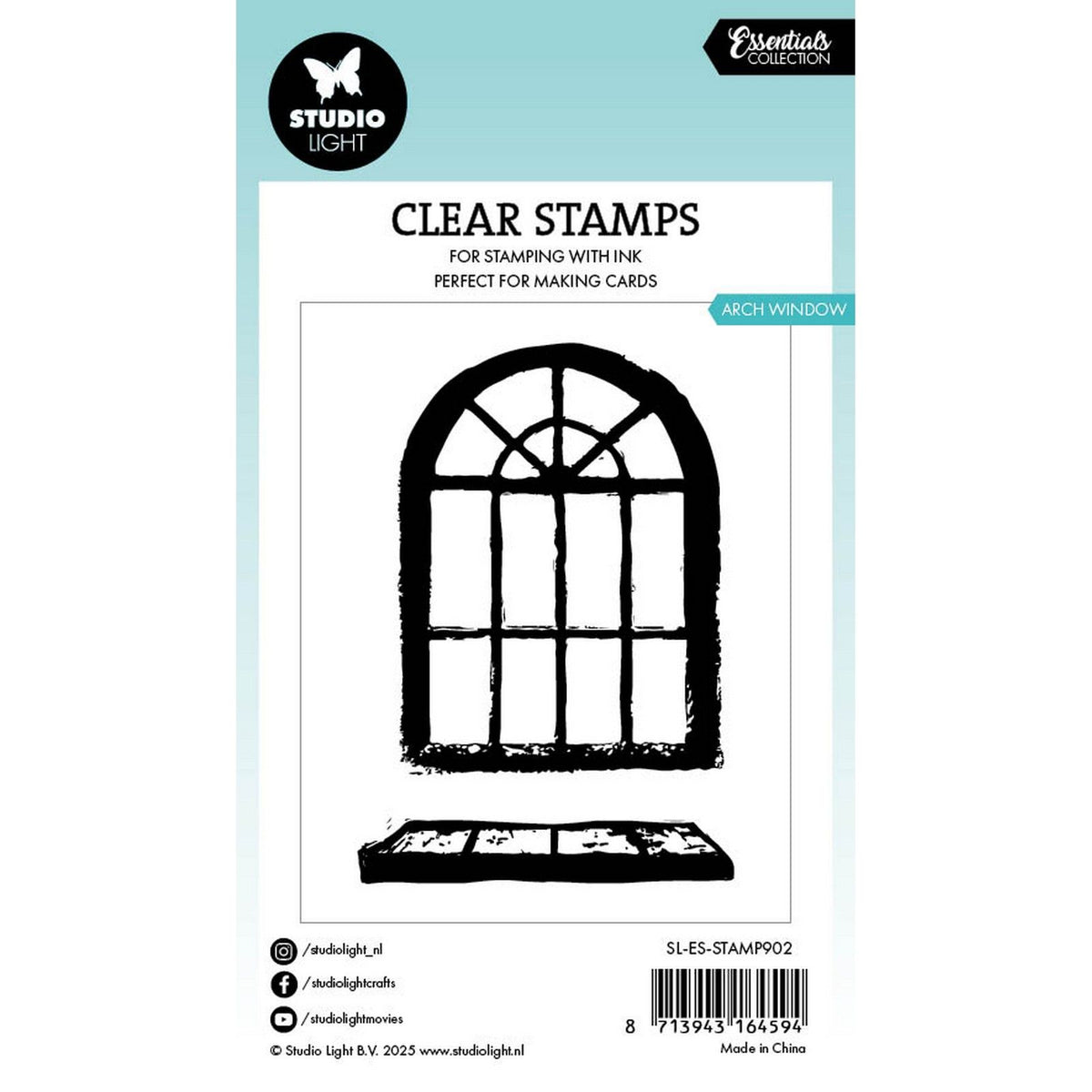 Studio light • clear stamp arch window essentials 60x86x3mm 2 pieces