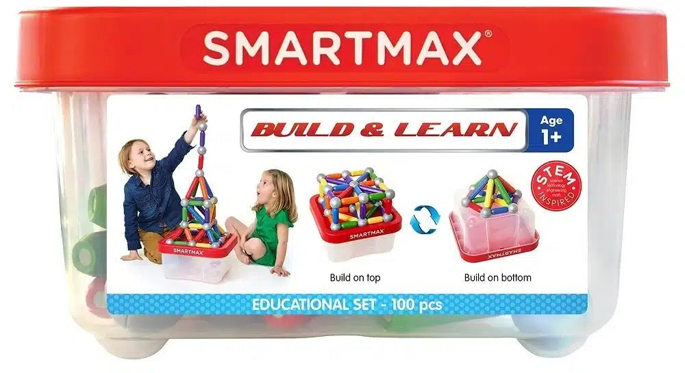 Smart games smart max - build en learn box met 100 onderdelen
