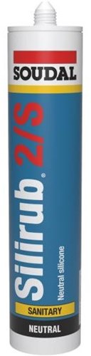 Soudal silirub 2s | sanitairkit | jasmijn | 300 ml - 102772