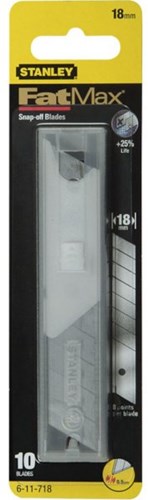 Stanley handgereedschap fatmax reserve afbreekmes 18mm (5 stuks) - 0-11-718 - 0-11-718