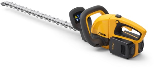 Stiga ht 300e kit accu heggenschaar | 3 serie | 0,3 kw | koolborstels | 54 cm | 23 mm | incl. 2x 2.0ah 20v e 22 accu + c 215 s lader - 273302501 st1