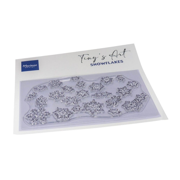 Marianne design • clear stamps tiny's art snowflakes