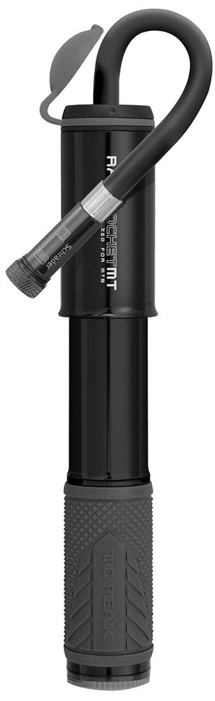 Topeak minipomp Race Rocket MT all black zwart