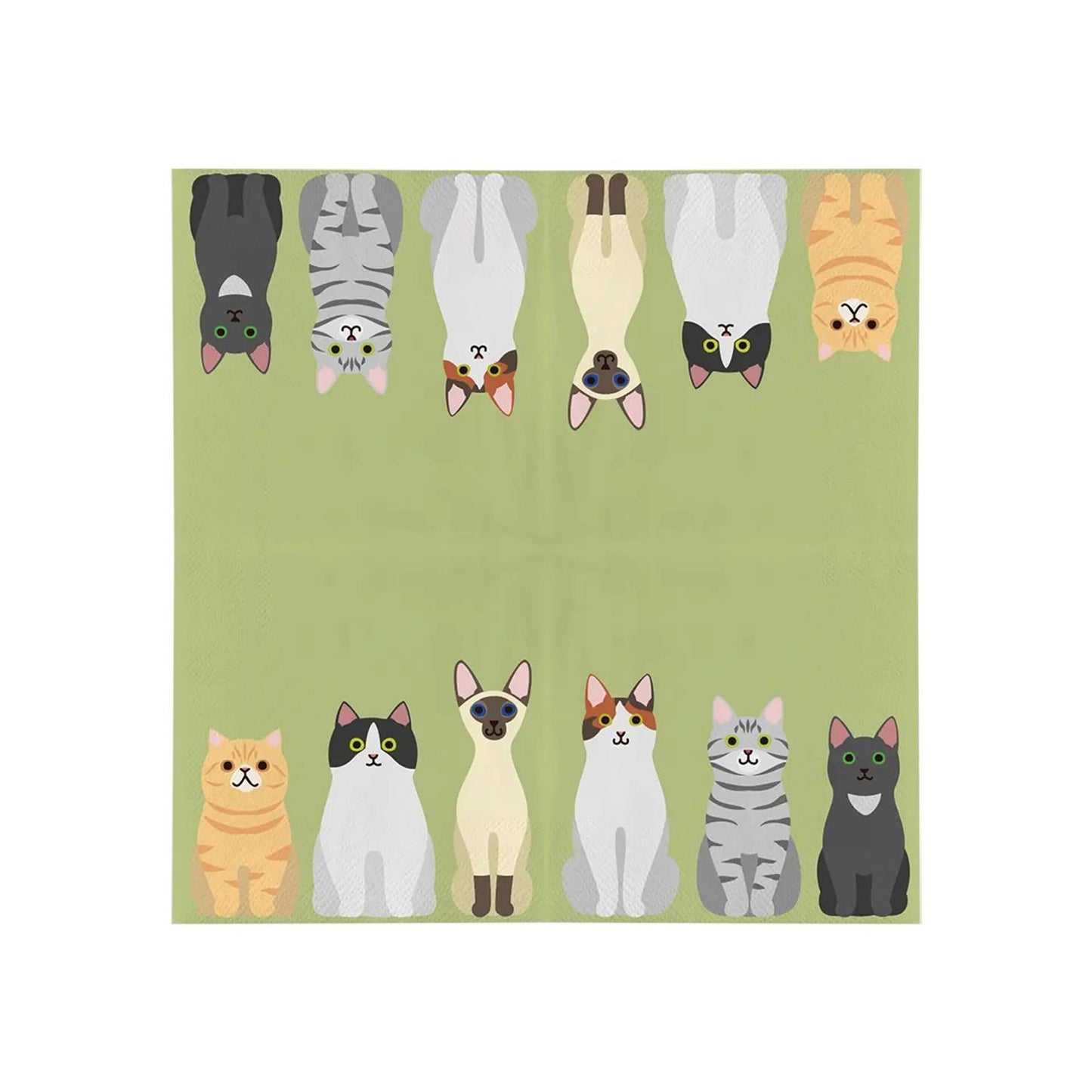 Esschert design papieren servetten katten 33x33cm