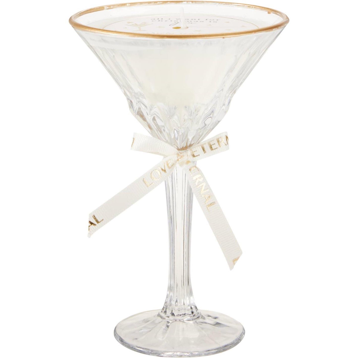 Home styling geurkaars in cocktailglas 11x17cm