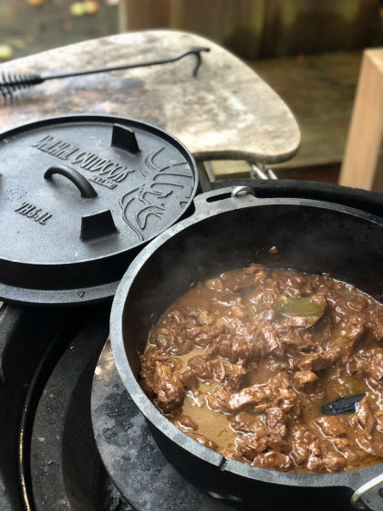 Valhal Dutch Oven Braadpan Gietijzer zonder pootjes 6,1 L