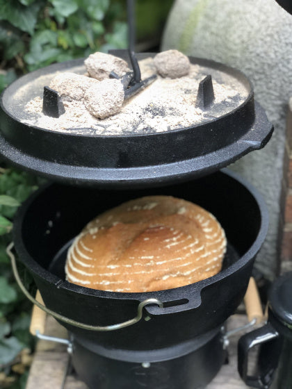 Valhal Dutch Oven Braadpan Gietijzer zonder pootjes 8 L