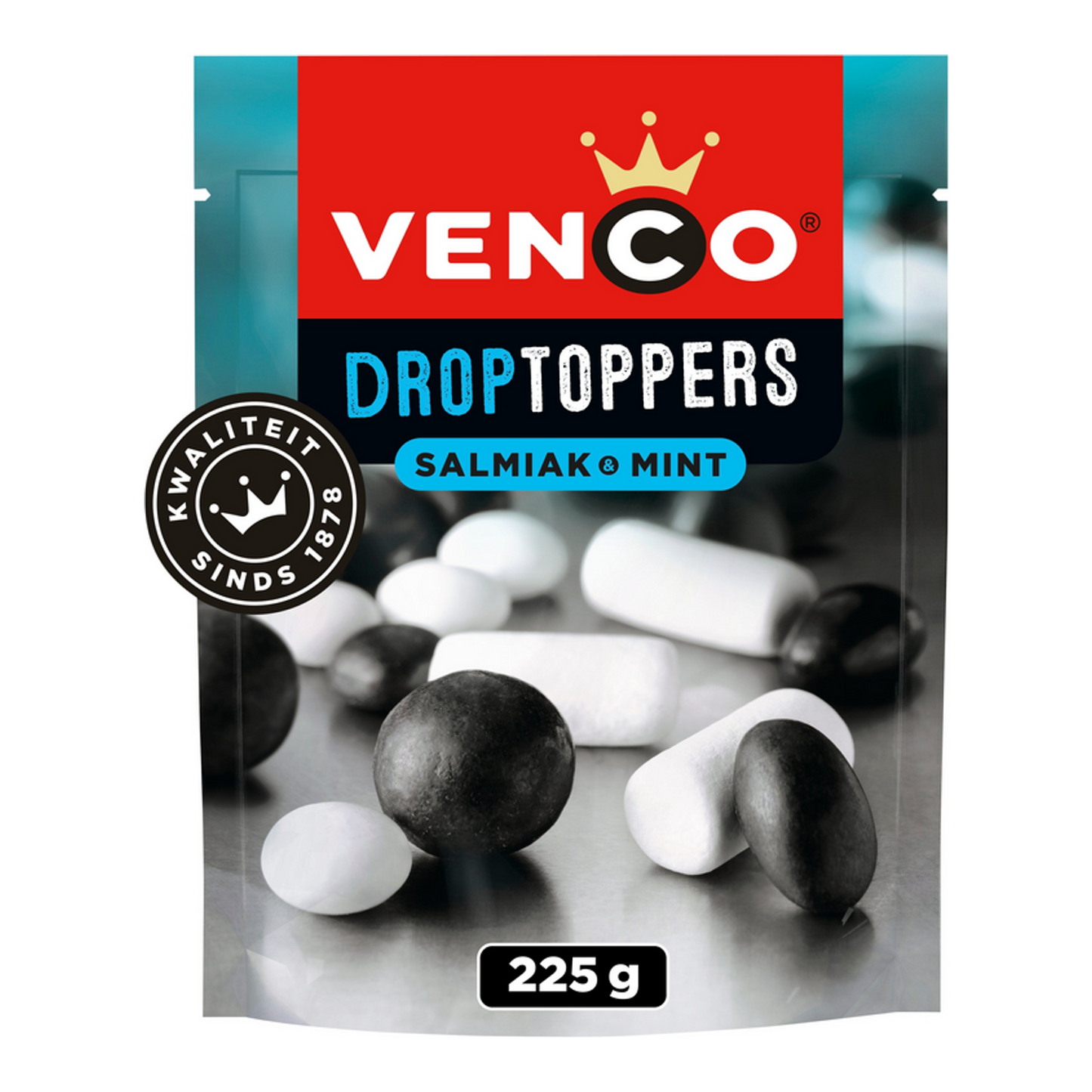 Venco droptoppers salmiak mint (10x 225gr)