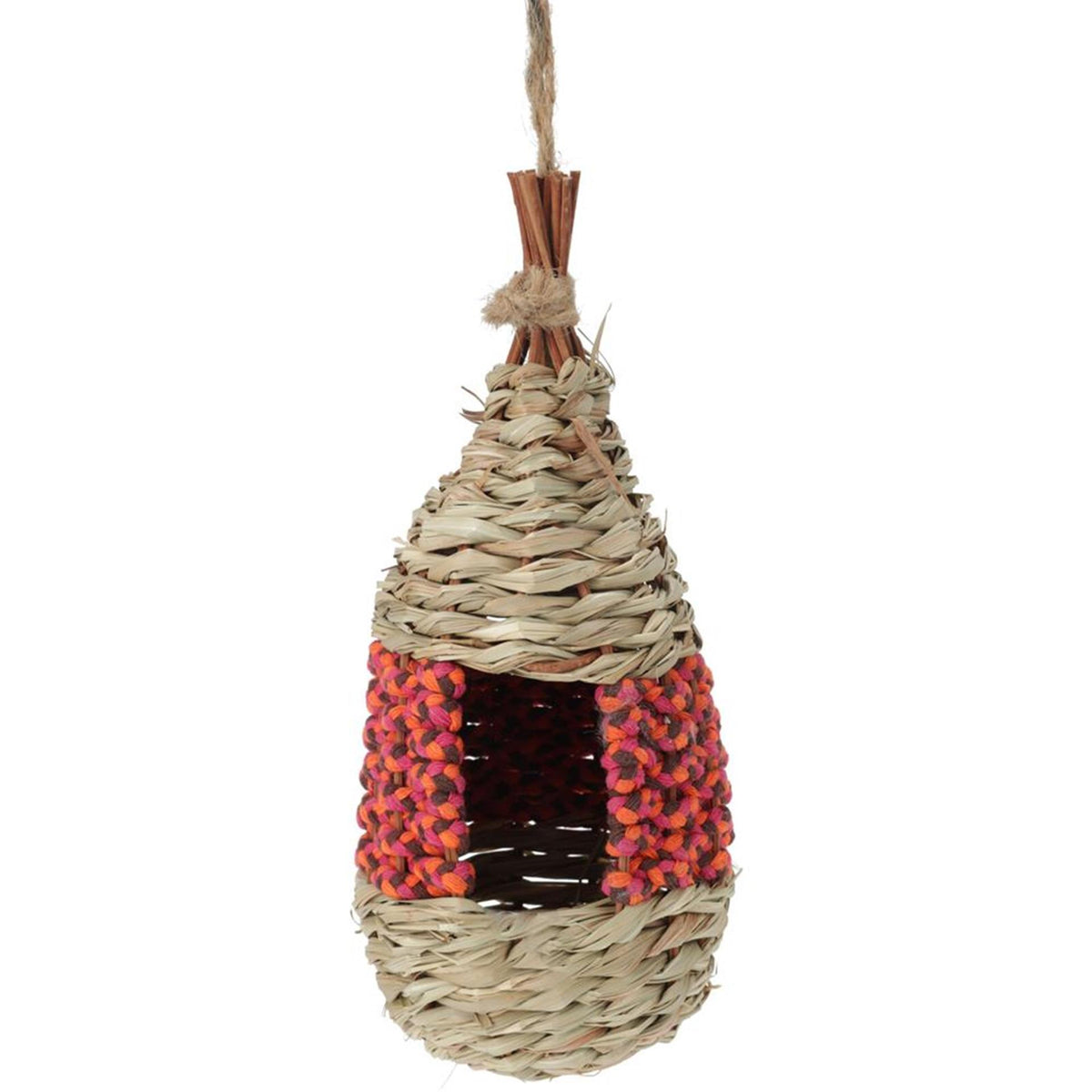 Pro garden vogelnest 9x9x24xcm