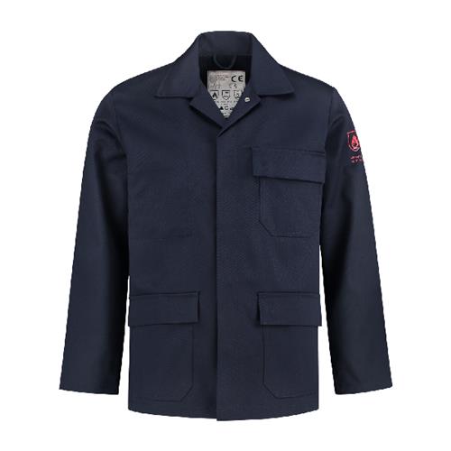 Bestex werkjasje vlamvertragend as katoen polyester marine l