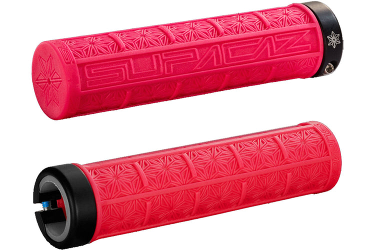 Supacaz Grizips handvaten neon roze