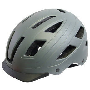 Qtcycletech Qt cycle tech helm urban style mat grijs maat m 54-58 cm 2810386