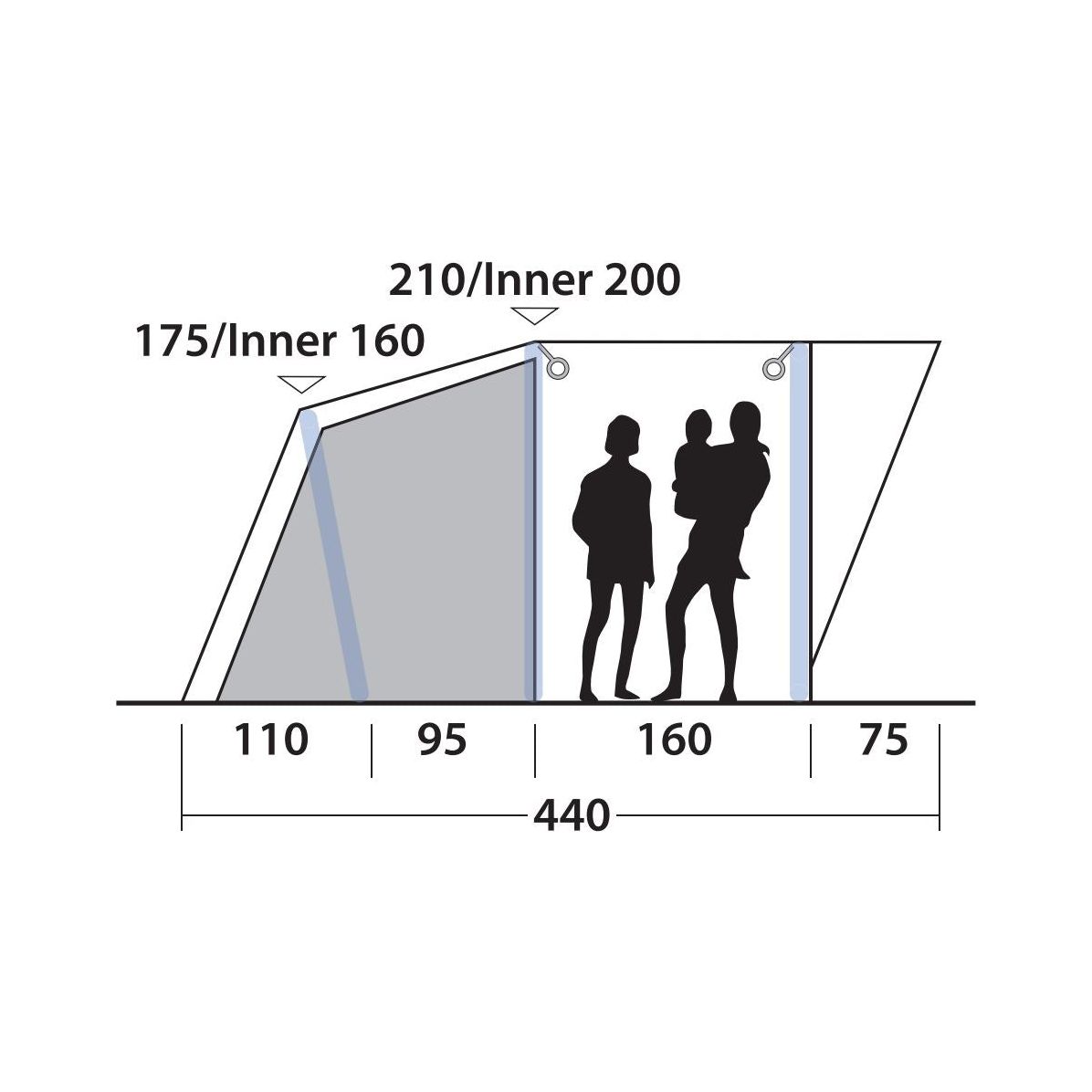 Outwell Lindale 3PA tent
