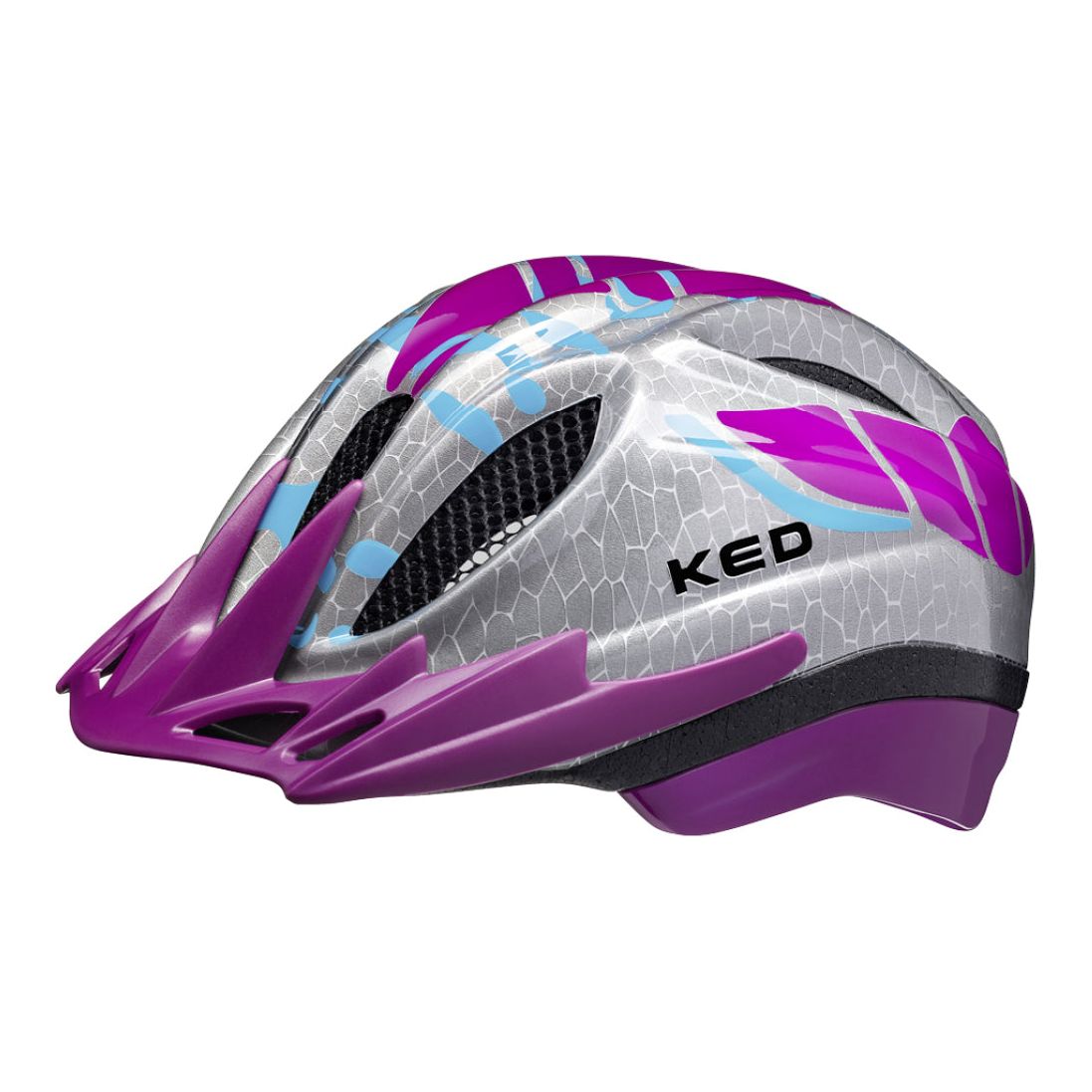 Fietshelm KED Meggy II S M (49-55cm) - violet star