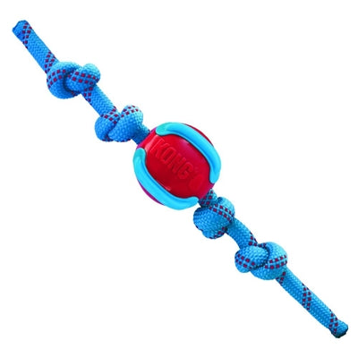 Kong Jaxx brights ball+touw assorti
