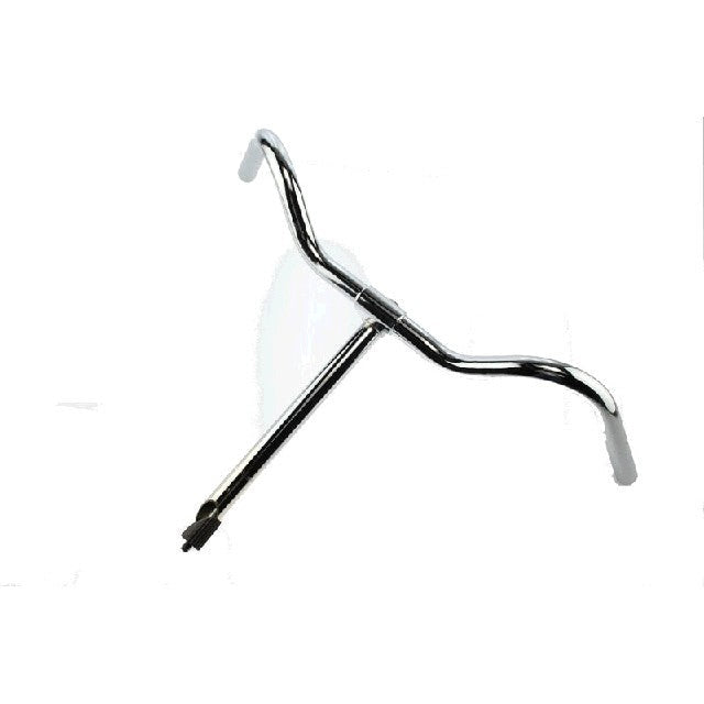 Humpert stuur 30cm chroom vast