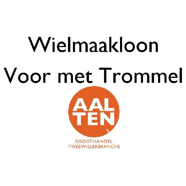 Wiel maken spaakloon voor met trommel