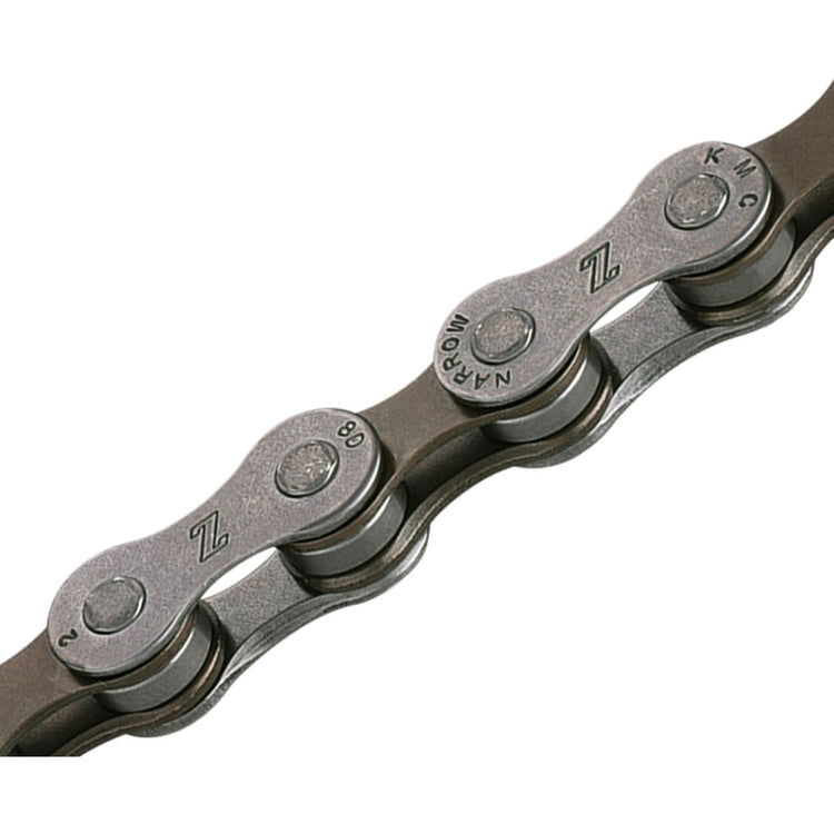 Km c z7 fietsketting 7-8 speed 1 2x3 32 116 schakels grijs bruin