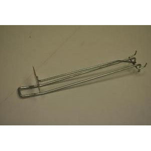 Simson dubbele blisterhaak 30 cm met prijsschild