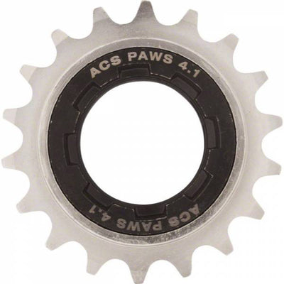 Acs freewheel bmx 18t 3 32 paws 4.1 bsa nikkel zwart