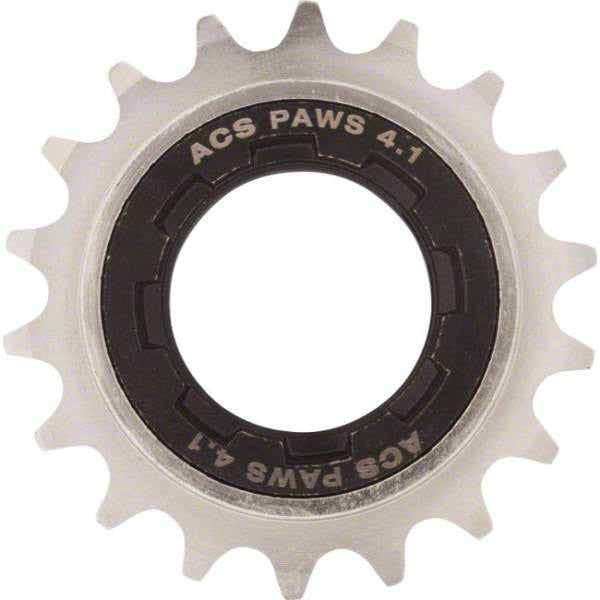 Acs freewheel bmx 18t 3 32 paws 4.1 bsa nikkel zwart