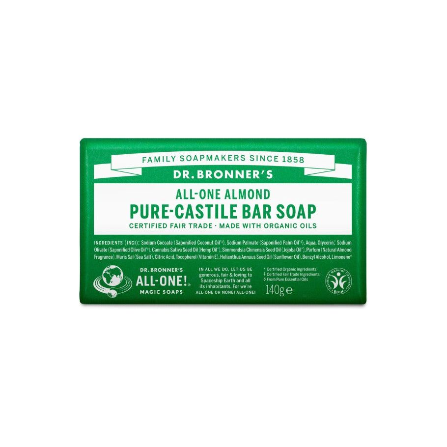 Dr. Bronner's Zeepblok Pure Castile Amandel