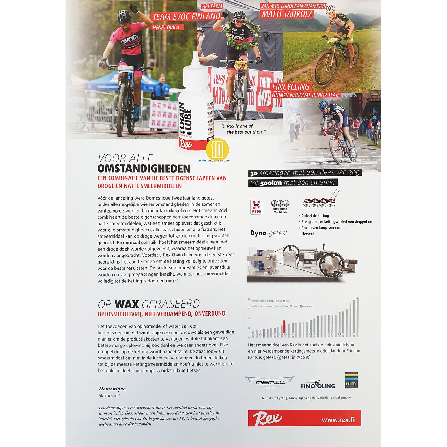 Rex kettingolie domestique servizio 225ml