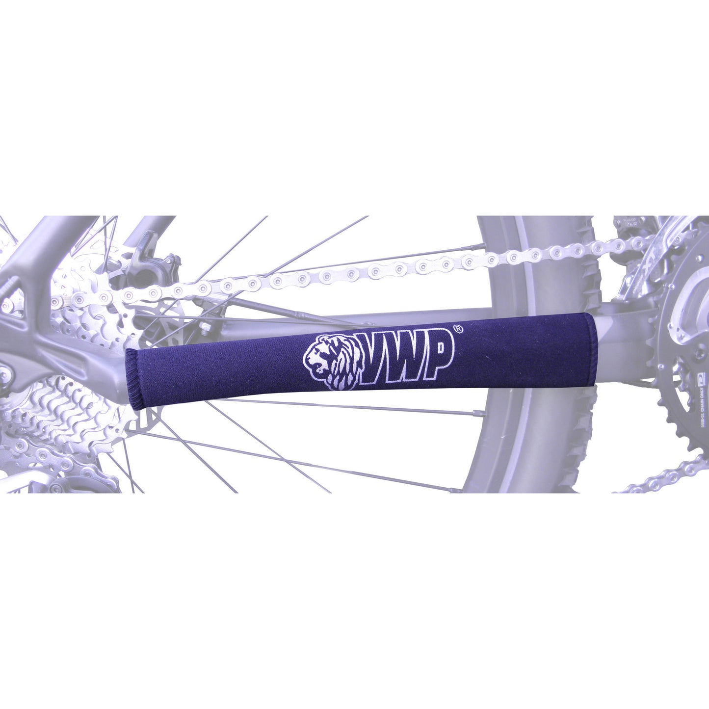 Vwp achtervorkbeschermer neopreen zwart met print