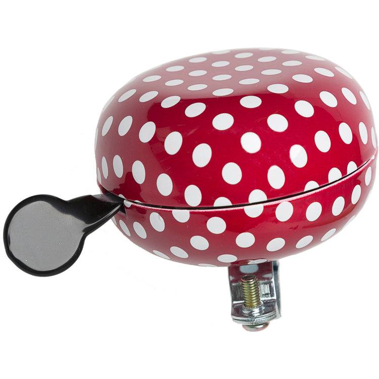 Newlooxs new looxs ding dong bel 80mm polka dot red