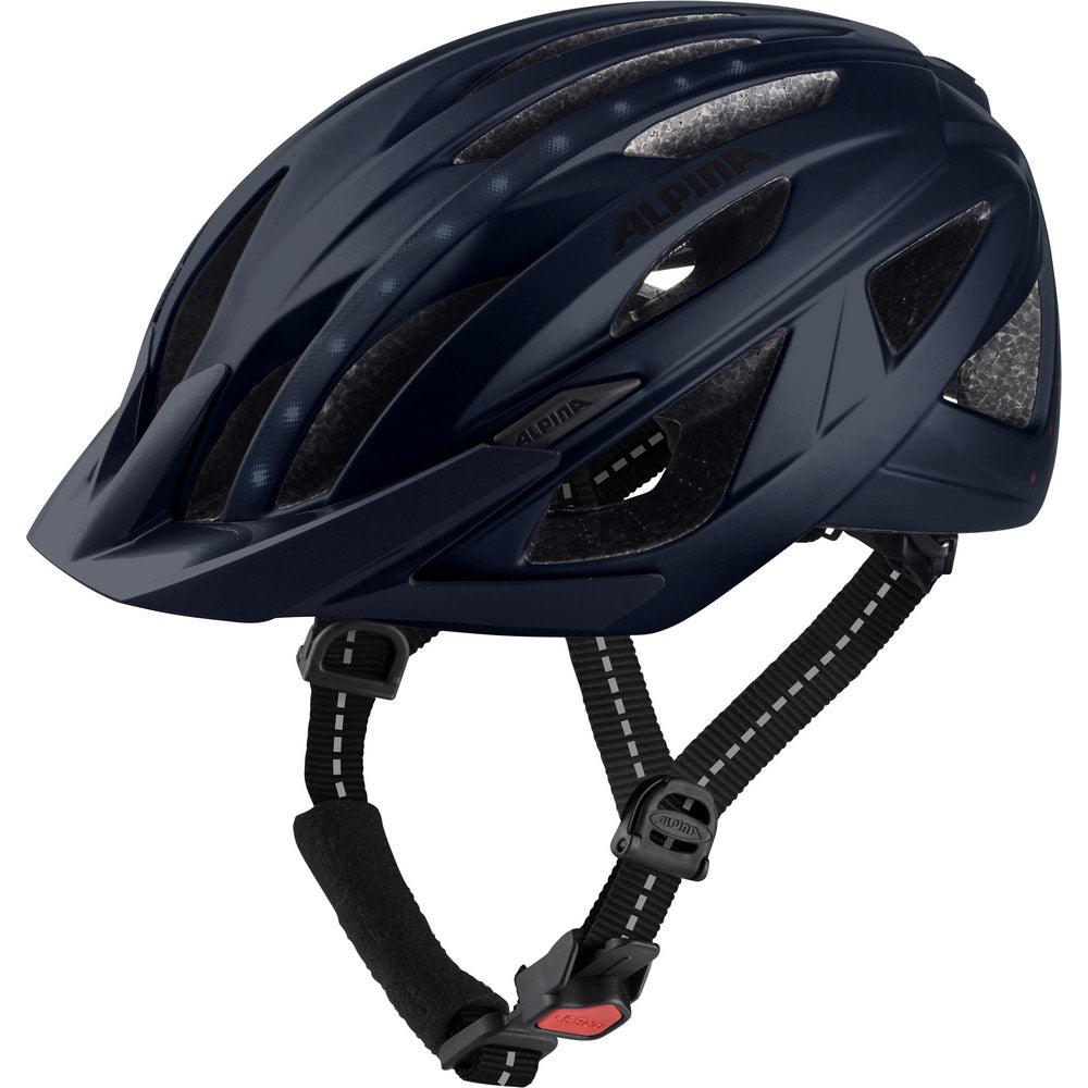 Alpina sports urban helm haga led 51-56 mat indigo
