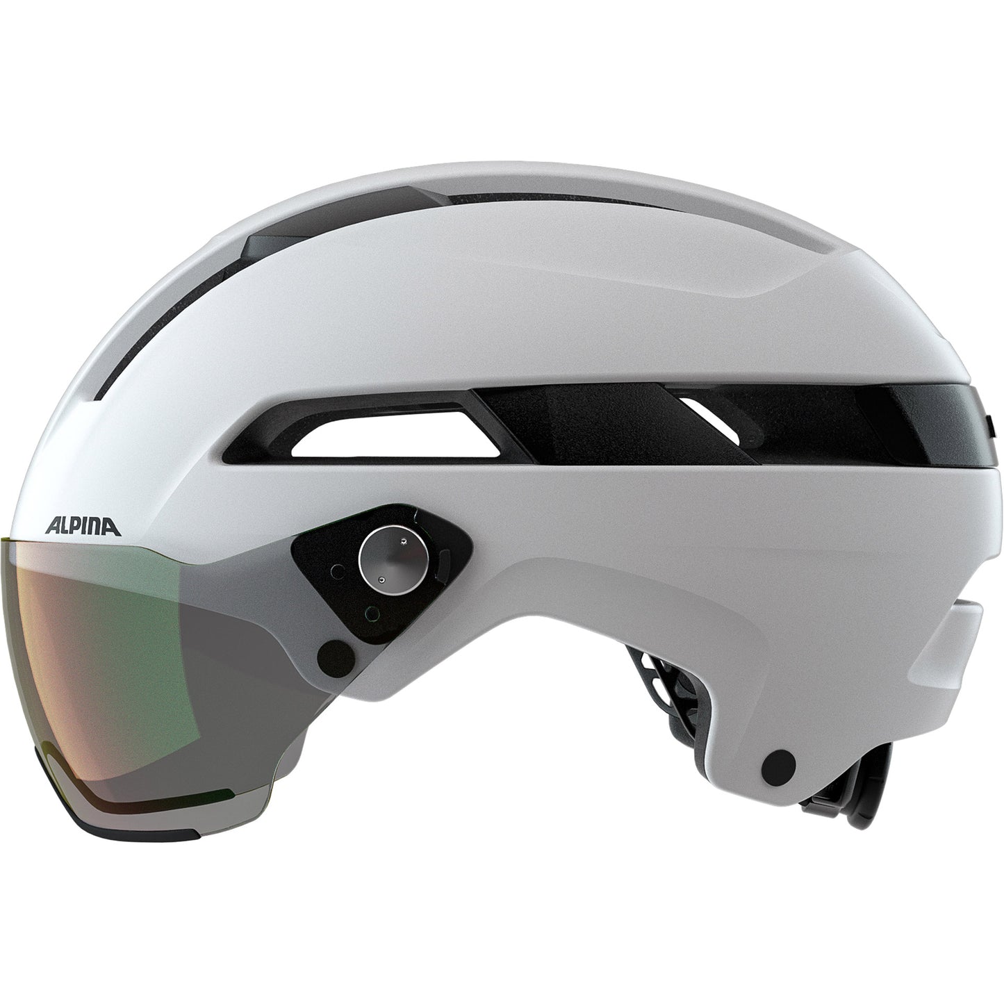 Alpina sports urban helm soho visor v 52-56 mat wit